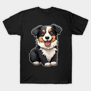 Cute Border Collie Dogs Funny Border Collie T-Shirt